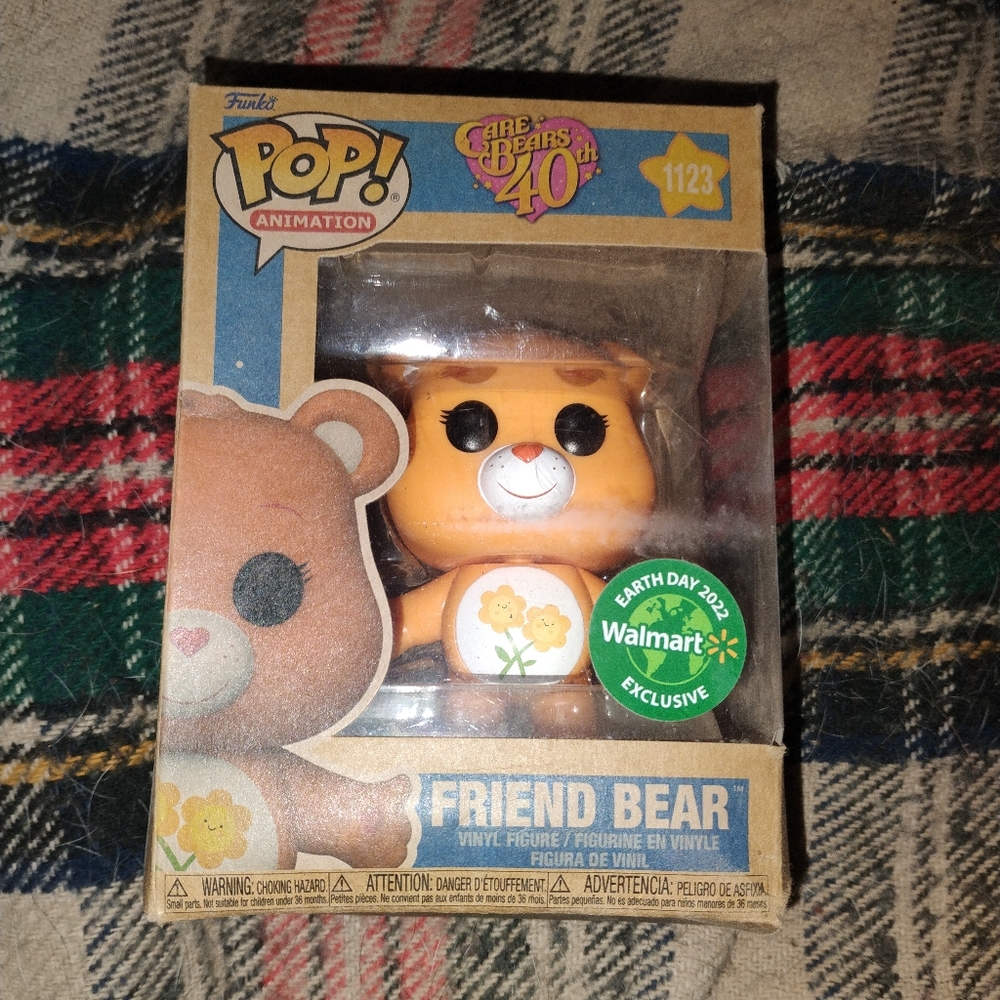 Funko Pop Animation Walmart Exclusive Care Bears 40th Anniversary Friend Bear